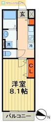 カメリア西千葉の物件間取画像